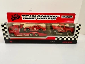 Matchbox Team Convoy 1992 Super Star NASCAR Toy 11 Bill Elliott LE New Vintage - Picture 1 of 16