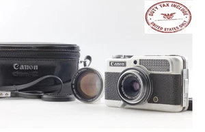 Visor Transparente Canon Demi C 50 y 28mm Lente Medio Marco Cámara Cuero Original - Imagen 1 de 13