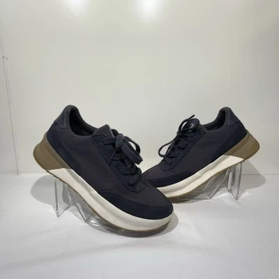 Sorel Womens Out N About III Low Sneakers Waterproof Canvas Suede Black Size 10 - Image 1 of 4