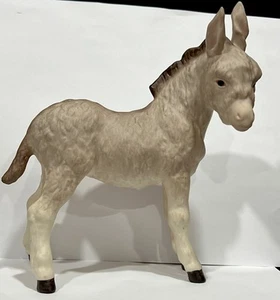 Vintage Cybis Signed Painted Bisque Porcelain "Fitzgerald" Donkey Foal Figurine - Picture 1 of 9