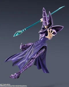 Bandai Yu-Gi-Oh! S.H.MonsterArts Dark Magician Action Figure - Picture 1 of 4
