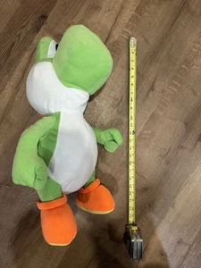 Yoshi Super Mario Nintendo Plush 20' Stuffed Animal with Secret Pouch - Picture 1 of 6