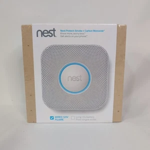 Google Nest Protect Smoke and Carbon Monoxide Alarm - White S2002LW (Expired) - Bild 1 von 6