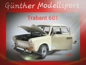 Welly 24037W Trabant 601 beige Maßstab, Metall, 1:24 Günther Modellsport - Bild 1 von 2