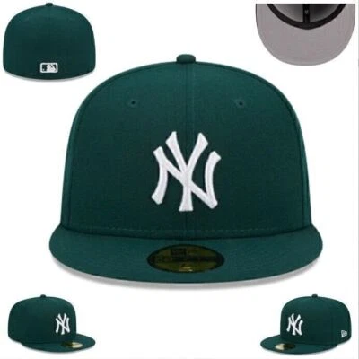 Chapéu New York Yankees Era do Beisebol 59FIFTY Chapéus Ajustados -5950 Boné EM CAIXA ENVIO RÁPIDO - Imagem 1 de 4