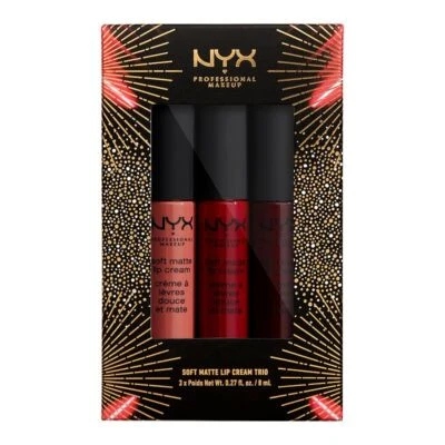 Nyx Love Lust Disco Crema Labial Suave Mate Trío Set LLDTRI002 Foto 1 de 4