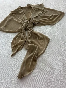 Neu mit Etikett Metallic Gold Bandeau/Schal Einheitsgröße Einzelhandel $ 48 - Bild 1 von 8