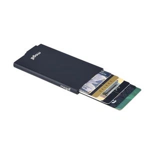 PREMIUM schwarz RFID Blocker Kredit-Kartenetui Kopierschutz Alu Kartenhalter - Bild 1 von 1