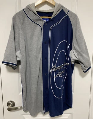 Vintage Starter Georgetown Hoyas Button Front Baseball Shirt Mens Size XL - Image 1 of 4