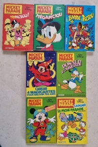 Mickey parade: Lot de 7 différents: 41, 52, 55, 75, 80, 82, 97. Très bon état - Imagen 1 de 3