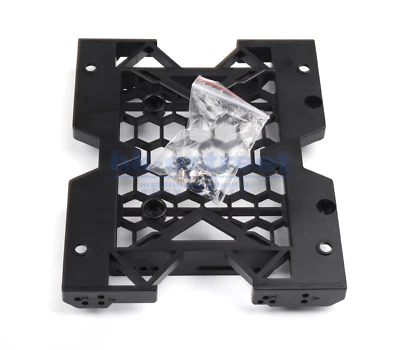 5.25" to 3.5" 2.5" SSD Hard Drive Bay Tray Cooling Fan Mounting Bracket For PC - Image 1 of 4