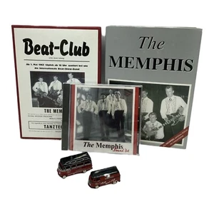 BUB 1/87 Diecast 2 Car limited Ed. The Memphis VW Bus Mercedes Bus Plus CD - Picture 1 of 10