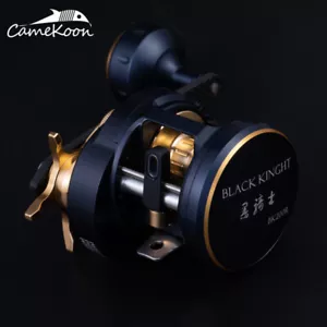 CAMEKOON Conventional Reel 33LB Drag 11 Bearing Round Saltwater Baitcast Fishing - Picture 1 of 4