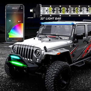 38" Multi-color RGBW LED Light Bar XKchrome Smartphone Bluetooth App Controlled - Picture 1 of 8