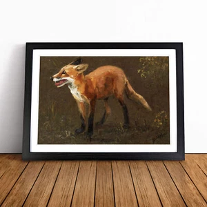 Red Fox By Bruno Liljefors Wall Art Print Framed Canvas Picture Poster Decor - Picture 1 of 9