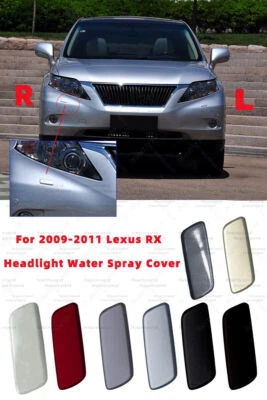 Cubierta de boquilla de pulverización de arandela de faros delanteros para Lexus RX330 RX350 RX450H 2009~2011 Foto 1 de 4