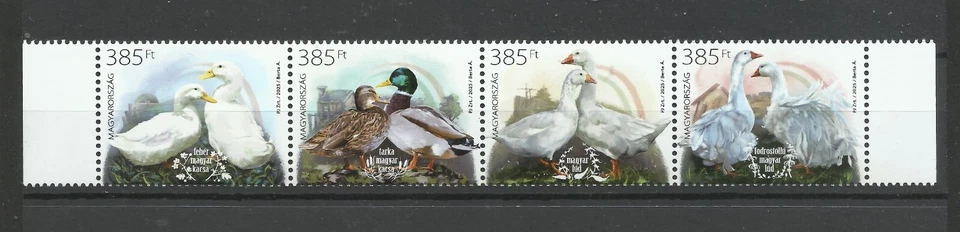 U 33/1  Hungary 2025 Indigenous hungarian poultry breeds IV  Mint MNH - Image 1 of 1