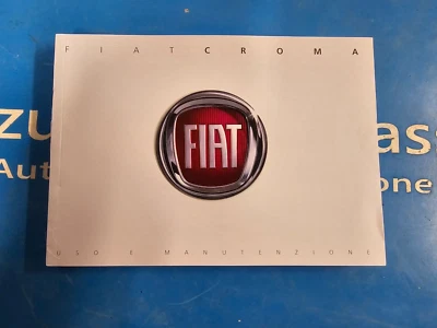 Folleto Manual Uso y Mantenimiento Nuevo Y Original FIAT Croma 60381573 - Imagen 1 de 4