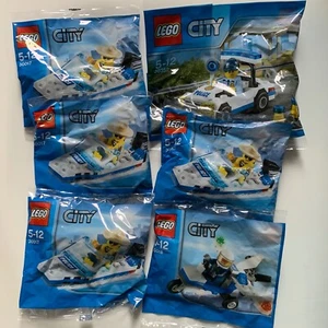 6 x JUEGO LEGO POLICÍA - 4 x 30017 1 x 30018 1 x 30352 - nuevo precintado - Imagen 1 de 2