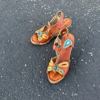 Spring Step L’artiste Socialite-Ca 40 Women's Slip On Open Toe Breathable Wedge - Image 1 of 4