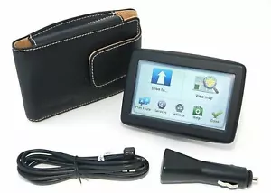 TomTom VIA 1415M Car Portable GPS Navigator Set w/US/MEX/CAN Maps IQ Routes - Picture 1 of 7