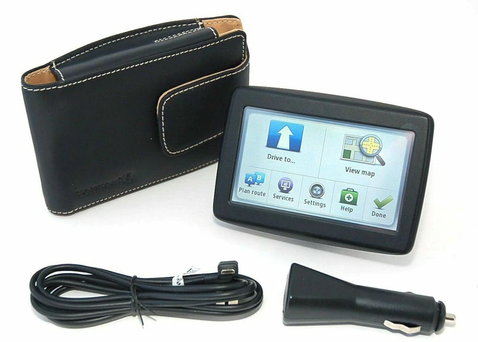 TomTom VIA 1415M Car Portable GPS Navigator Set w/US/MEX/CAN Maps IQ Routes - Image 1 of 4