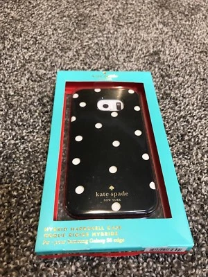 NUEVO Kate Spade - Funda rígida híbrida para Galaxy S6 edge - Negra KSSA-014-SPGCB Foto 1 de 3