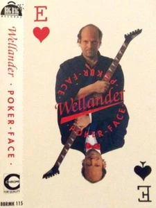 ABBA Guitarist LARS WELLANDER Rare POKER FACE cassette 1990 SWEDEN BBRMK-115 EX! - Picture 1 of 8