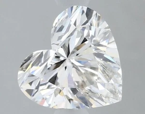 HEART Cut 1.07 Cts E Color VS2 Clarity IGI Certified Lab Grown CVD Diamond - Picture 1 of 12