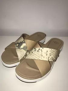 UGG Kari Exotic Slides Uk Size 4.5 Ex Display Immaculate Condition - Picture 1 of 12