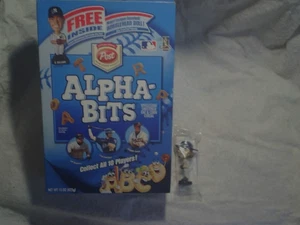 POST ALPHA-BITS BOBBLEHEAD DOLL 2002 CAJA DE CEREALES con MUÑECA JASON GIAMBI, Yankees - Imagen 1 de 4