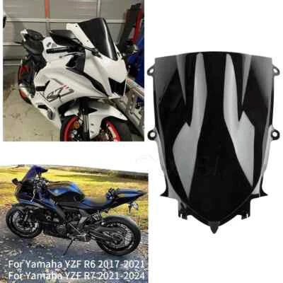 For Yamaha YZF R6 2017-2021 R7 2021-2024 Motorcycle screen Windshield WindScreen - Изображение 1 из 4