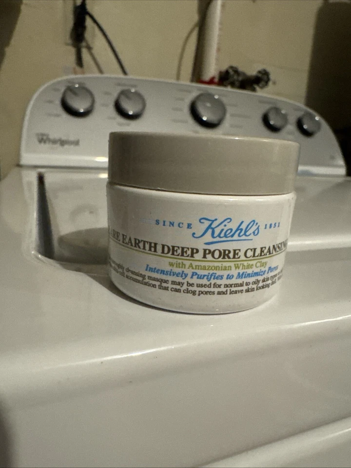Kiehl's Rare Earth Deep Pore Cleansing Masque Mask w/ White Clay - .95 oz - New - Image 1 of 4