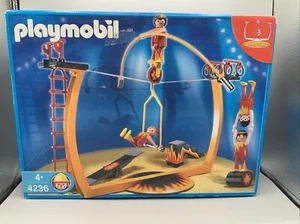 Playmobil 4236 Circus Tightrope Trapeze Acrobats Rare New 2006 - Picture 1 of 6