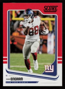 2018 Score #231 Evan Engram Red New York Giants Football Card - Picture 1 of 2