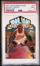 1997 Topps Generations Michael Jordan Refractor PSA 9 (1:4,320 packs)