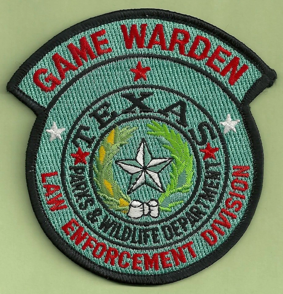 TEXAS GAME WARDEN LAW ENFORCEMENT DIVISION PATCH - Image 1 of 1