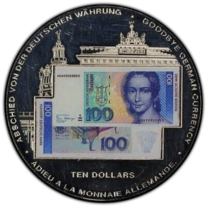 2002 Liberia $10 Clara Schumann German Banknote PCGS MS64 RGUTH074 - Picture 1 of 4