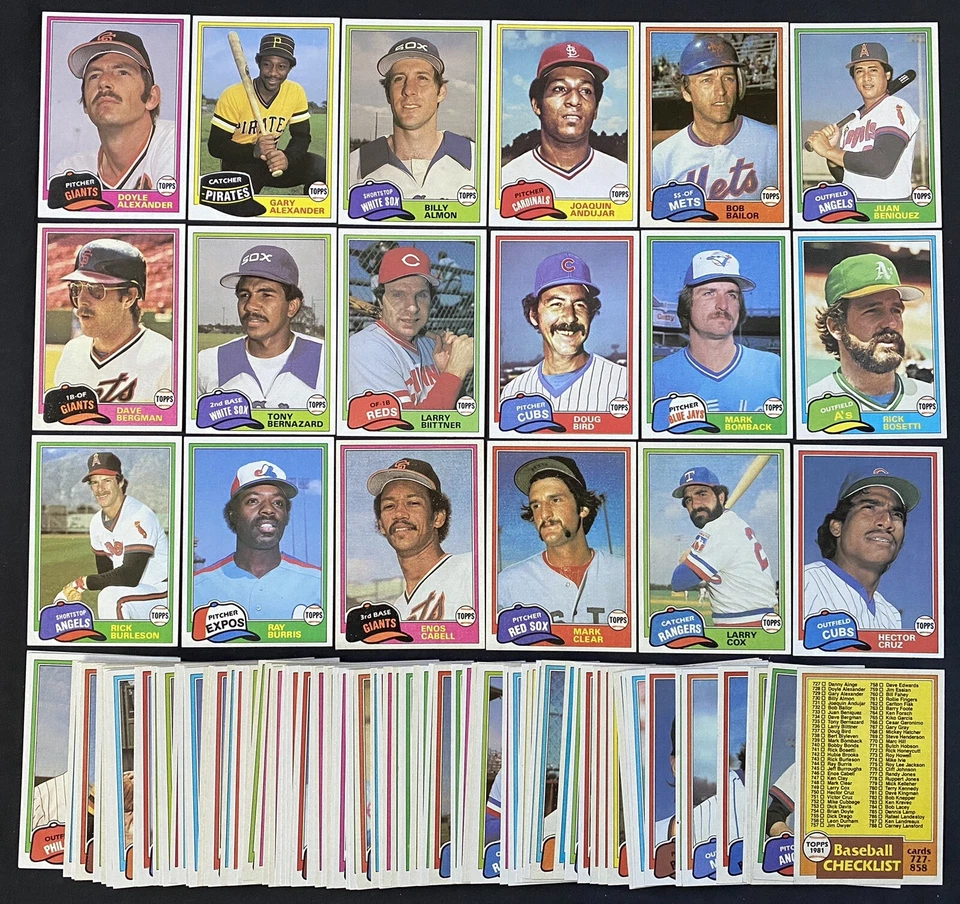 1981 Topps Traded - Baseball Cards - #727-858 - Complete Your Set - You U Pick - Image 1 of 1