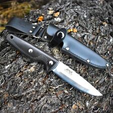 EKA Nordic Hunting Knife W12 -Sandvik 12C27 Steel Blade / LeatherSheath - Sweden