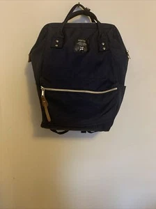 Anello Polyester Canvas Backpack Japan Import (Black) - Picture 1 of 10