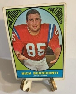 Vintage 1967 Topps HOFer Nick Buoniconti #13, condizioni G-VG. P1 - Foto 1 di 4