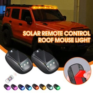 Solar Powered Cab Lights for Truck LED Wireless Cab Top Roof Lights PickupK9L8 - Picture 1 of 19