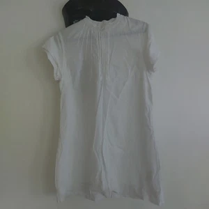 Vintage Ben Sherman Medium White Cotton Lined Button Back Mini Summer Dress - Picture 1 of 11
