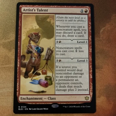 Artist's Talent - Bloomburrow - #124 MTG NM - Image 1 of 2