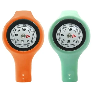 Watch Compass Wearable Wrist Compass Waterproof For Outdoor Damping - Photo 1 sur 14