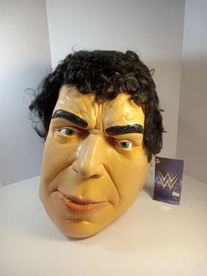 NEW Adult Men's WWE Wrestling Andre The Giant Latex Halloween Costume Mask - Image 1 of 4