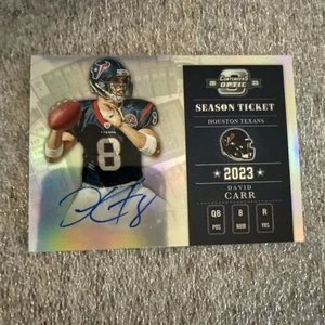 2023 Contenders Optic David Carr 2002 Tribute Auto /25 Texans #02TA-DC - Picture 1 of 12