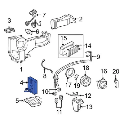 For Ford E-350 Super Duty 1999-2019 Ford 6C2Z19860B A/C Evaporator Core Foto 1 de 4