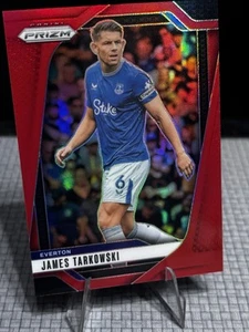 James Tarkowski 2024-25 Panini Prizm EPL Red Prizm /199 #238 Everton - Bild 1 von 2